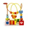 Vibrant Wooden Bead Maze